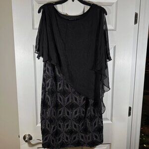 Scarlett Glitter Special Occasion Dress 16W